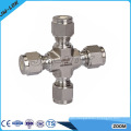 JW-LOK from China stainless steel 4-way cross pipe fitting